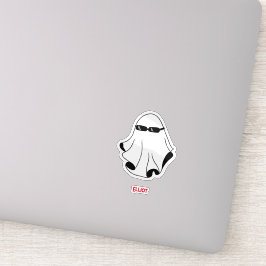 Cool Ghost met zwarte zonnebril Sticker
