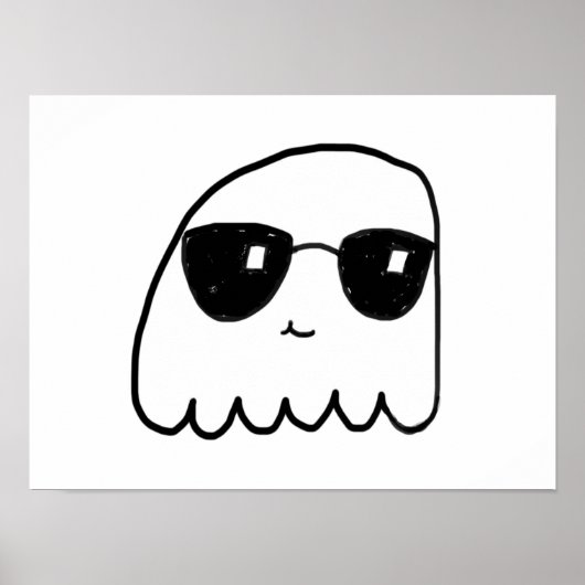 Cool Ghost Poster (Voorkant)