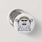 Cool Ghost Ronde Button 3,2 Cm (Voorkant /achterkant)