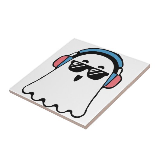 Cool Ghost Tegeltje (Zijkant)