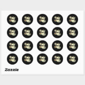 Cool Ghost Whiskey Pun Mannen Vrouwen Grappig Hall Ronde Sticker (Vel)