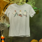 Cool Ghosts Skateboarding Bike Riding T-shirt