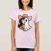 Cool Ghoul Cowgirl Half Ghost Half Western T-shirt (Voorkant)