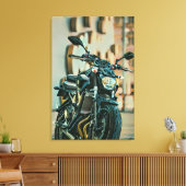 Cool giften voor motorrijders canvas afdruk (Insitu (Woonkamer))
