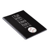 Cool Gifts For Baseball Players Team Athletic Notitieboek (Rechterzijde)