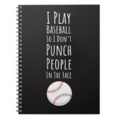 Cool Gifts For Baseball Players Team Athletic Notitieboek (Voorkant)