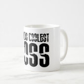 Cool Gifts for Bosses : Wereld koelste baas Koffiemok (Voorkant rechts)