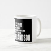 Cool Gifts for Grandsons : Nummer één kleinzoon Koffiemok (Voorkant rechts)