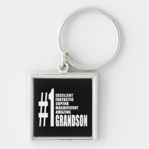 Cool Gifts for Grandsons : Nummer één kleinzoon Sleutelhanger