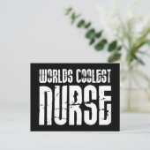 Cool Gifts for Nurses : Wereld koelste verpleegste Briefkaart (Staand voorkant)