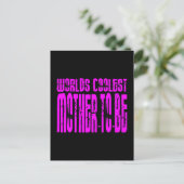 Cool Gifts : Roze werelden koelste moeder Briefkaart (Staand voorkant)