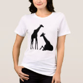 cool giraff t-shirt design wild life giraff (Voorkant)