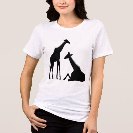 cool giraff t-shirt design wild life giraff (Voorkant)