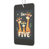 Cool Giraffe 5th Birthday Party 5 Year Old Toddler Luchtverfrisser (Links)