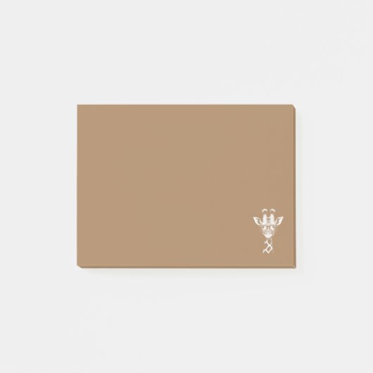 Cool Giraffe Grafische Vrijetijdszomer Grappige Cu Post-it® Notes (Voorkant)