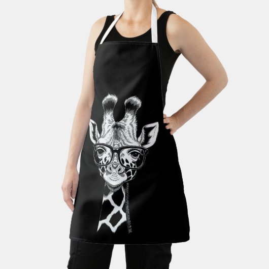 Cool Giraffe Graphic Casual Zomer Grappig Schattig Schort (Insitu)