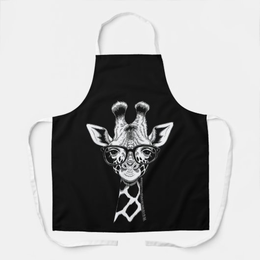 Cool Giraffe Graphic Casual Zomer Grappig Schattig Schort (Voorkant)