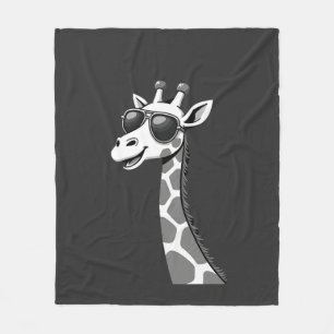 Cool Giraffe Kunst Voor Mannen Vrouwen Kinderen Di Fleece Deken