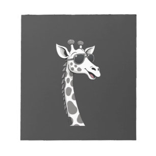 Cool Giraffe Kunst voor Mannen Vrouwen Kinderen Di Notitieblok