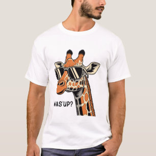 Cool Giraffe Was’up Shades – Grappige Dieren Vibes T-shirt