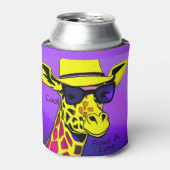 Cool Giraffe zonnebril Peace & Love Blikjeskoeler (Blikje Voorkant)