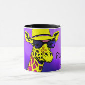 Cool Giraffe zonnebril Peace & Love Mok (Midden)
