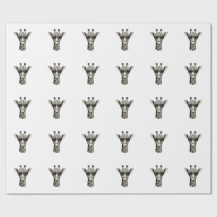 Cool Giraffe Zonnebril Vintage Graveer Shirt_1 Cadeaupapier
