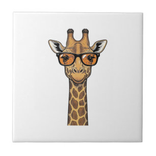 Cool Giraffe Zonnebril Vintage Graveer Shirt De Tegeltje