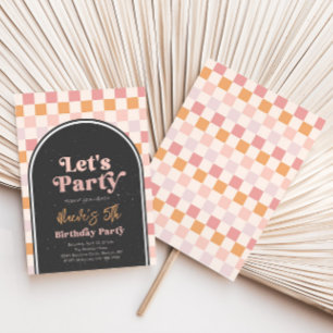 Cool Girl Birthday Party Invitation   Skater Girl Kaart