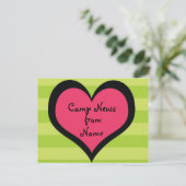 Cool Girl Camp Briefkaart (Staand voorkant)