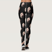 Cool Girl Face Silhouette Leggings (Achterkant)