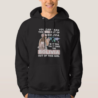 Cool Girl from Bolivia  Proud Bolivia Girl Hoodie