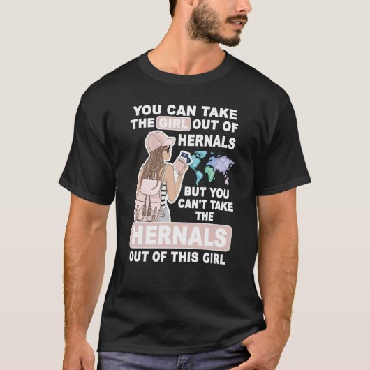 Cool Girl from Hernals City Proud Hernals Girl T-shirt (Voorkant)