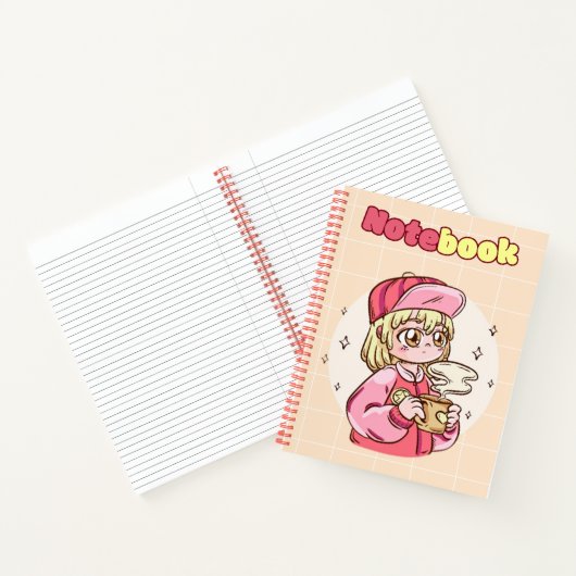 Cool Girl 💛✨🥨 Notitieboek (Binnen)