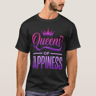 Cool Girl Squad Liefhebber Koninginnen van Geluk T-shirt