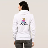 Cool Girl Teddy Hoodie – Cute Style  (Achterkant volledig)