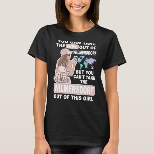 Cool Girl uit Berlin Wilmersdorf Proud Wilmersdor T-shirt (Voorkant)