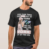 Cool Girl uit York City Proud York Girl T-shirt (Voorkant)