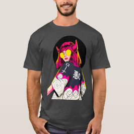 Cool Girl Vaporwave Modern Style T-shirt