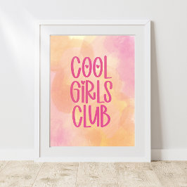 Cool Girls Club Poster