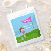 Cool Girl's Golfing Theme Verjaardag Dank je Tasse Bedankzakje (Geknipt)