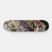 Cool Girly Decoupage Geïnspireerd Collage Persoonlijk Skateboard (Horizontaal)