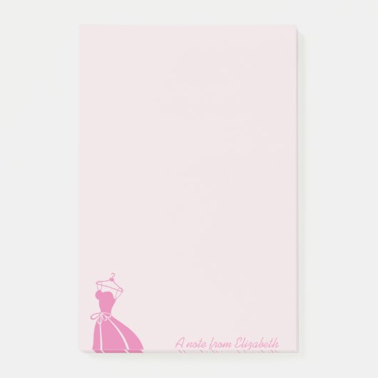 Cool Girly Dress - Persoonlijk Post-it® Notes (Voorkant)