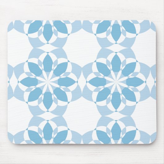 Cool, girly, modern, trendy unique flower abstract muismat (Voorkant)