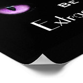 Cool Girly Motivatie Inspirerend Eyes of Cat Poster (Hoek)