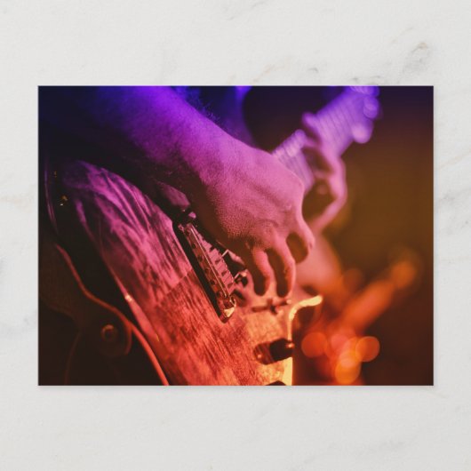 Cool Gitaar Briefkaart (Voorkant)