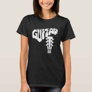 Cool Gitaar Muziekinstrumenten Gitarist Mannen Vro T-shirt
