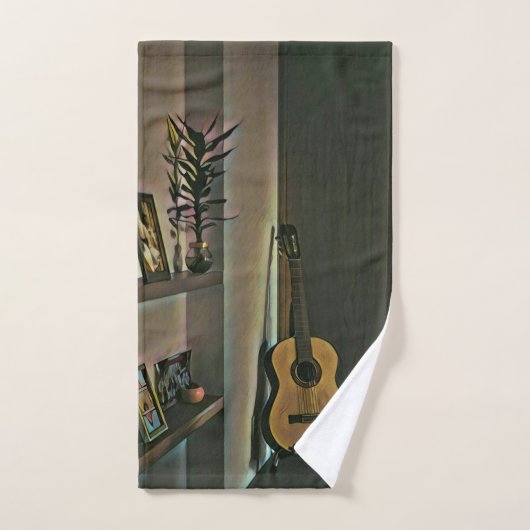 Cool gitarist gift handdoek (Handdoek)