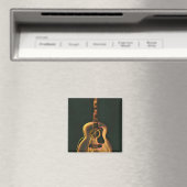 Cool gitarist gift magneet (Insitu (Vaatwasser))