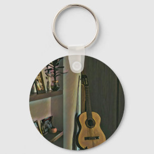 Cool gitarist gift sleutelhanger